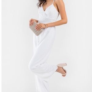 NWT White Jumpsuit